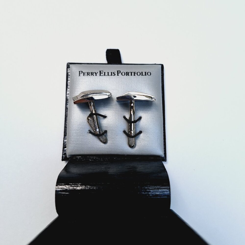 Perry Ellis Cufflinks - Picture 2 of 4